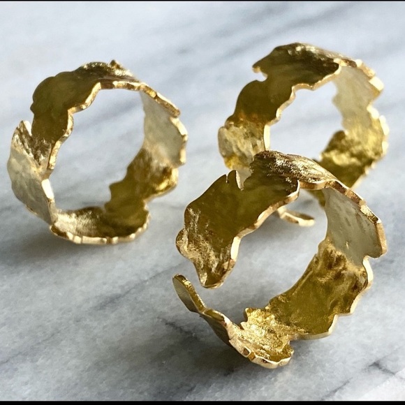 SALE: 🌟18 K gold leaf ring - Picture 9 of 13